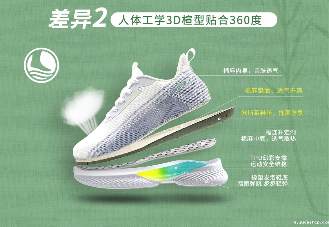 jucaikcp鞋子人体工学鞋楦合脚舒适