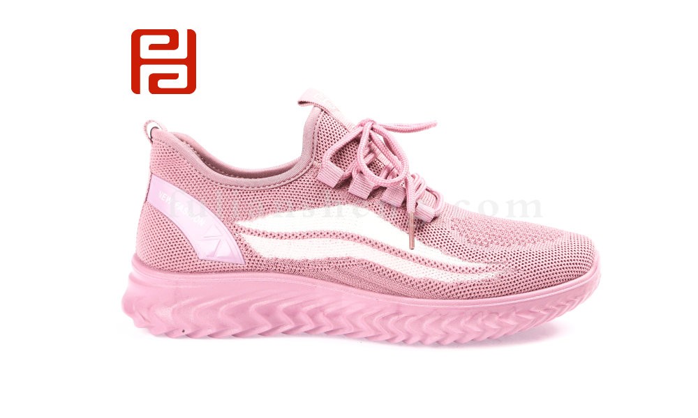 jucaikcp春款女士透气飞织休闲运动鞋图片