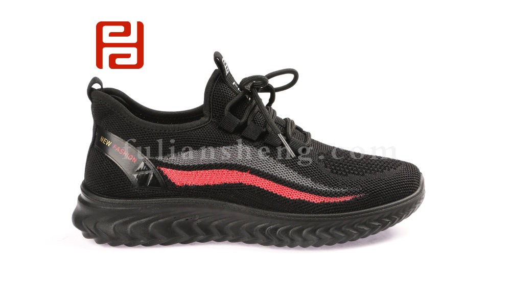 jucaikcp春款女士透气飞织休闲运动鞋图片