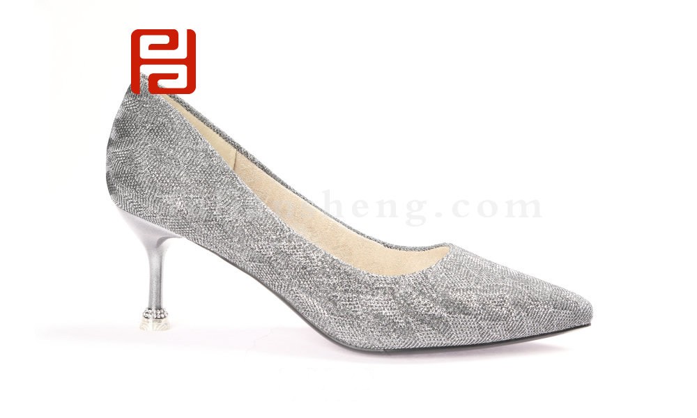 jucaikcp尖头细跟高跟女鞋 新娘鞋伴娘鞋工作单鞋图片