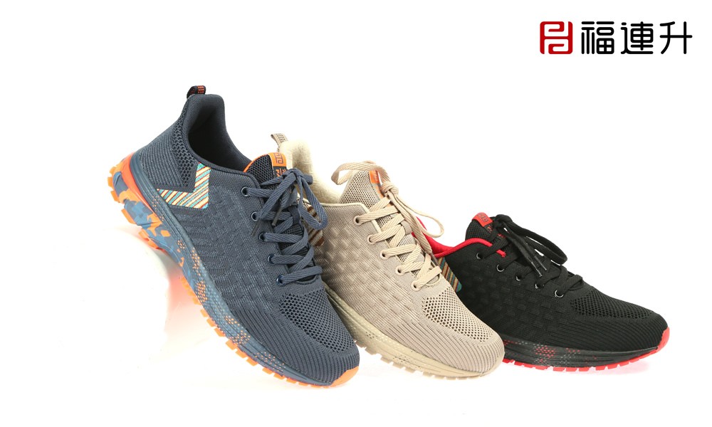 jucaikcp春男士系带飞织透气运动马拉松休闲鞋老北京布鞋图片
