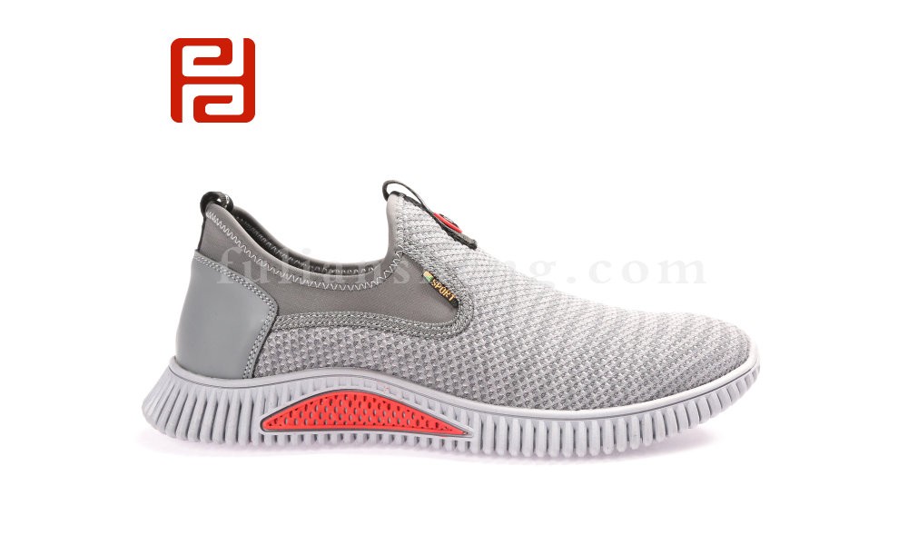 jucaikcp春款男士透气网面一脚蹬运动防滑老北京布鞋图片