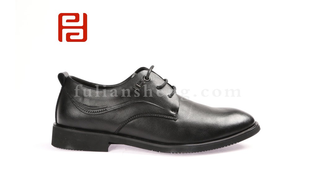 jucaikcp商务版男鞋系带正装工作鞋 老北京布鞋图片
