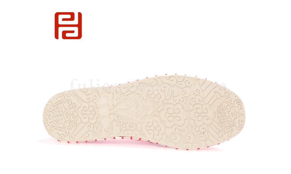 jucaikcp中国风老北京布鞋男绣花社会脸谱千层底软底布鞋图片