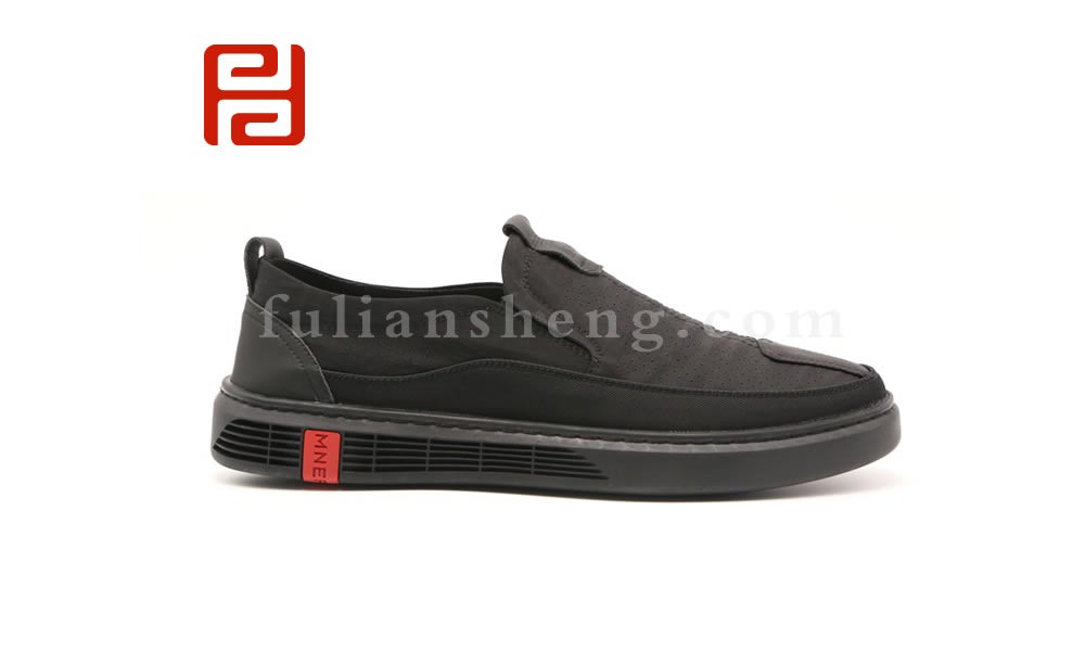 jucaikcp商务休闲男鞋 低帮一脚蹬软底软面透气舒适休闲鞋图片
