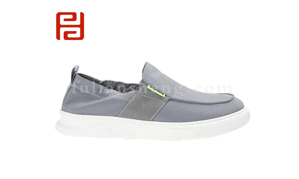 jucaikcp男鞋夏季休闲透气帆布鞋便一脚蹬懒人鞋舒适板鞋图片