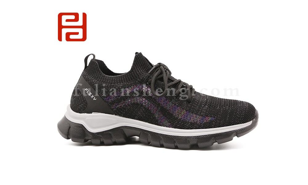 jucaikcp夏女士飞织大网眼透气凉鞋运动鞋 超轻材质鞋底软弹图片