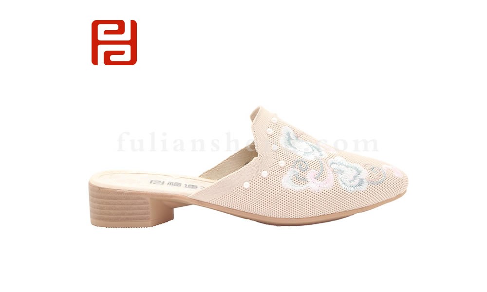 jucaikcp民族风绣花女拖鞋老北京布鞋正品女鞋女凉鞋图片