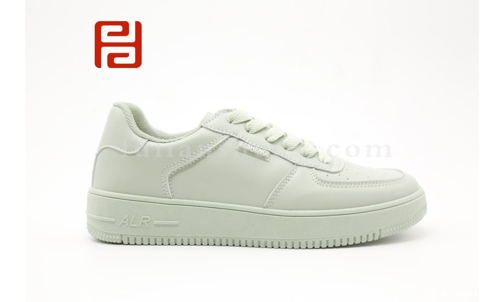 经典小白鞋板鞋白桔绿色男鞋休闲鞋滑板鞋棉麻舒适图片