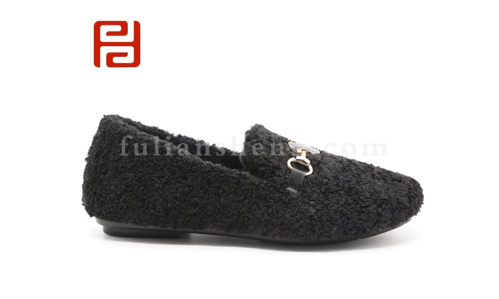 jucaikcp休闲鞋女2020秋冬毛毛鞋女外穿懒人保暖软底透气鞋子图片