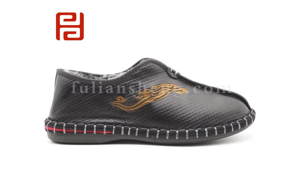 jucaikcp老北京布鞋2020冬季新款男加绒中国风老年爸爸鞋图片