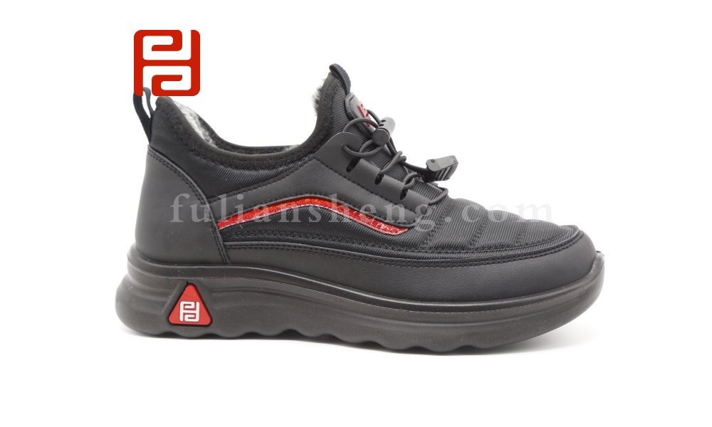 jucaikcp2020冬透气软弹舒适防滑保暖波纹松糕底健步鞋图片