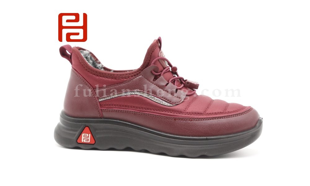 jucaikcp2020冬透气软弹舒适防滑保暖波纹松糕底健步鞋图片