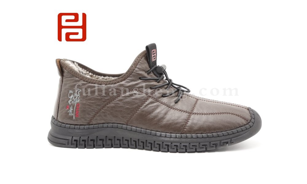 jucaikcp休闲鞋男鞋2020冬季新款男保暖舒适休闲手缝鞋图片