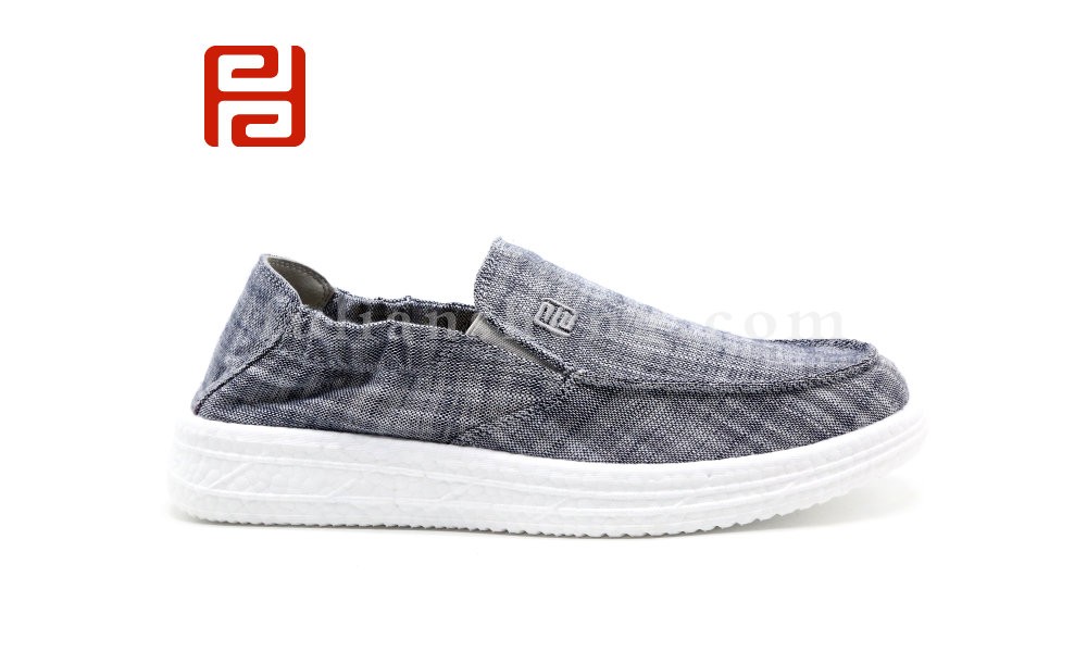 jucaikcp夏季休闲男鞋超轻爆米花鞋底麻布透气面料