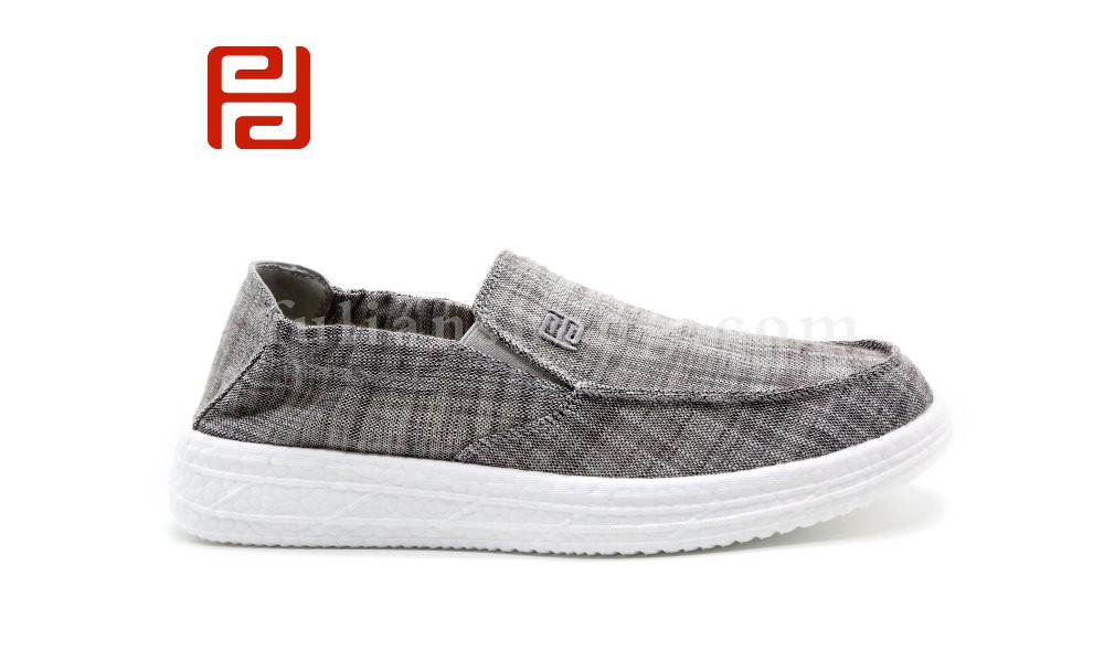 jucaikcp夏季休闲男鞋超轻爆米花鞋底麻布透气面料