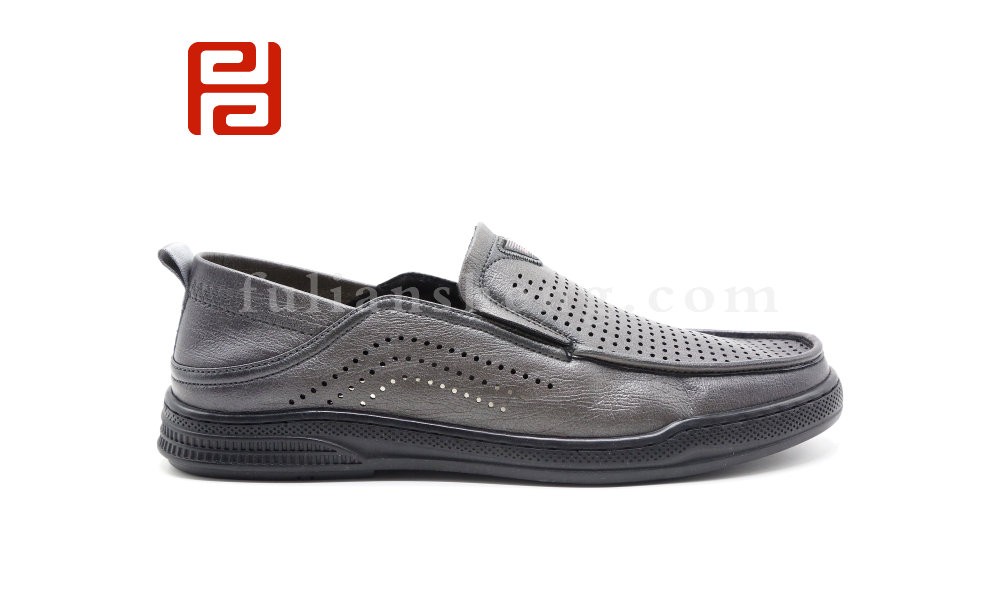 jucaikcp夏季休闲商务男鞋舒适软底透气鞋子