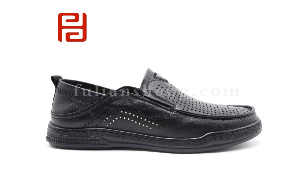 jucaikcp夏季休闲商务男鞋舒适软底透气鞋子