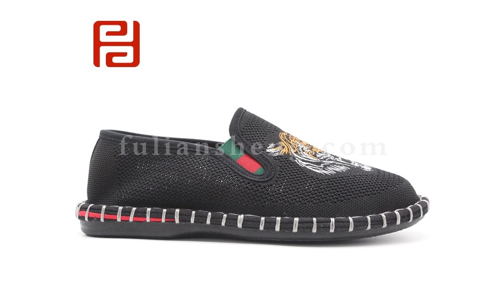 jucaikcp夏季时尚国粹复古中国风潮男士老北京布鞋