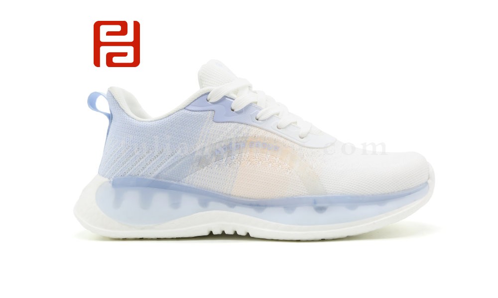 jucaikcp秋季快乐运动女鞋朦幻纱面料爆米花鞋底