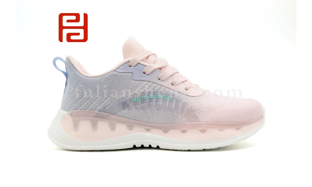 jucaikcp秋季快乐运动女鞋朦幻纱面料爆米花鞋底