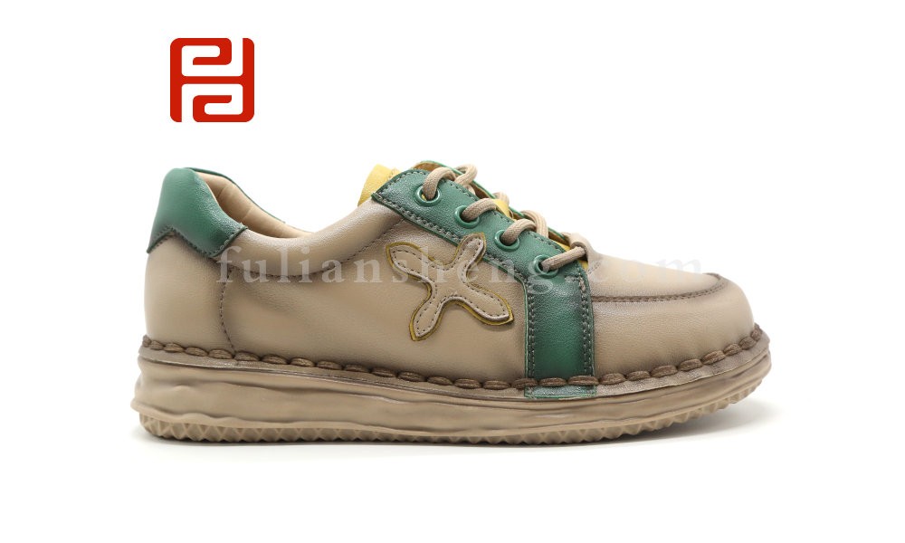 jucaikcp秋季休闲女鞋单鞋拼色舒适女鞋FLB-15162304