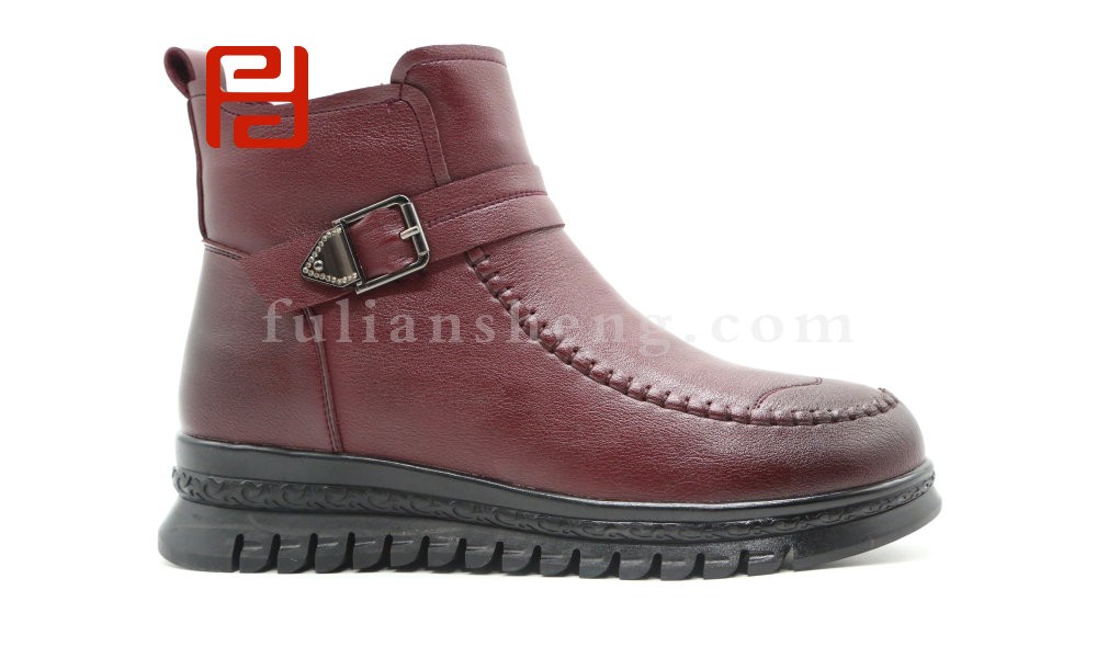 jucaikcp冬季保暖舒适羊毛鞋女鞋老北京布鞋