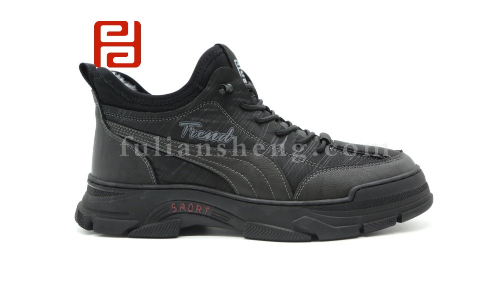 jucaikcp冬季舒适轻便柔软保暖休闲鞋老北京布鞋男鞋