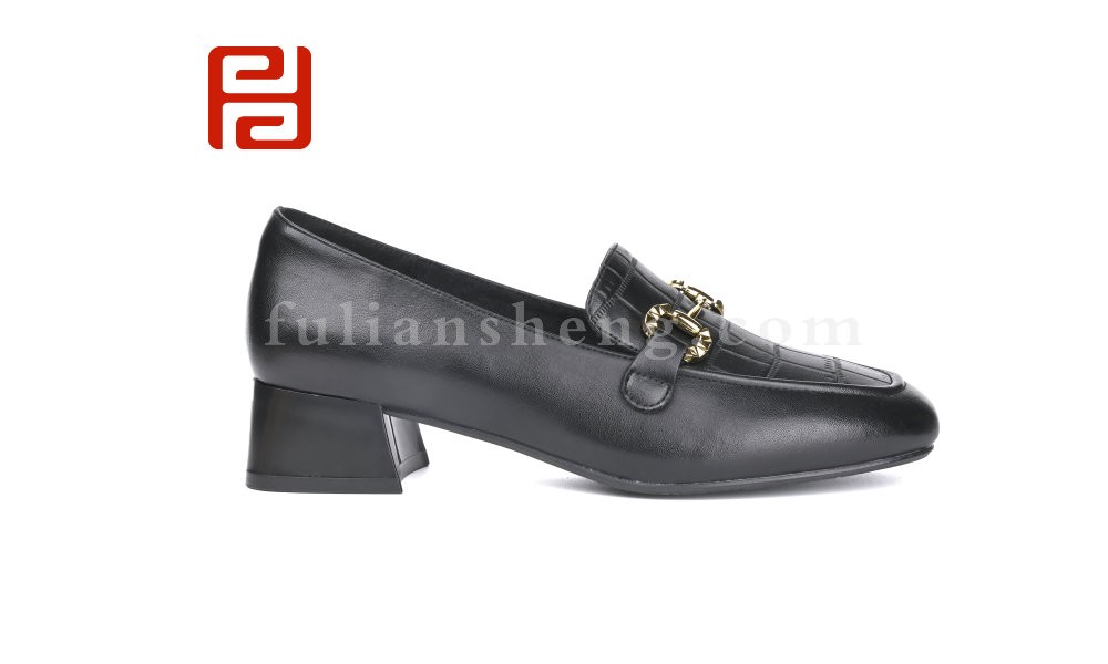 jucaikcp春秋女鞋商务工装时尚中跟舒适时装鞋