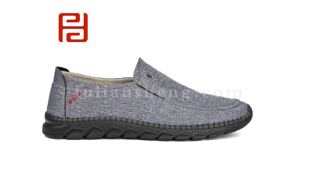 jucaikcp春秋休闲男鞋舒适休闲手缝鞋中老年单鞋