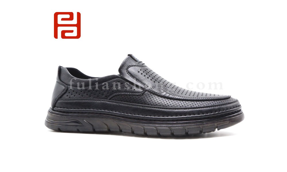 jucaikcp夏季男鞋轻松工作商务鞋轻软透气休闲男鞋