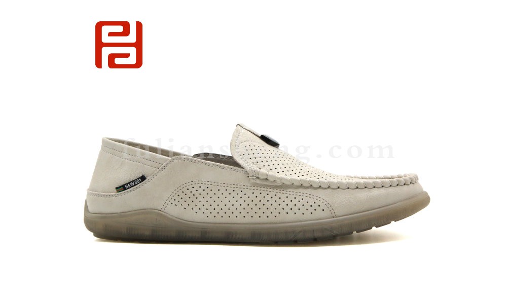 jucaikcp夏季男鞋轻松工作豆豆鞋