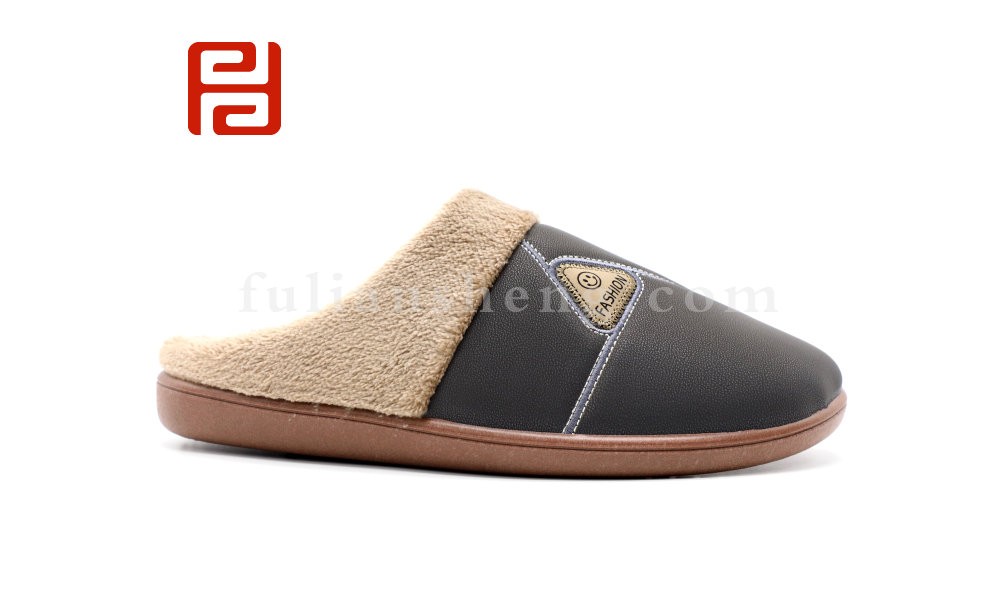 jucaikcp冬季新款居家时光男鞋拖鞋居家拖鞋
