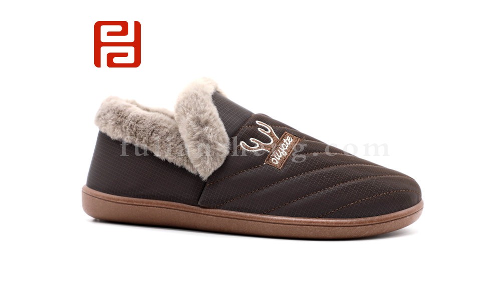 jucaikcp冬季新款居家时光男鞋居家拖鞋