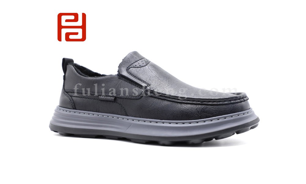 jucaikcp冬季新款轻松工作男鞋商务休闲商务鞋