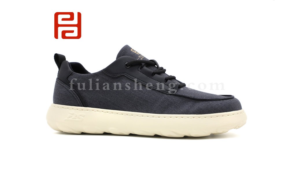 舒适休闲男鞋橡塑发泡鞋底3D缓震鞋垫棉麻里布