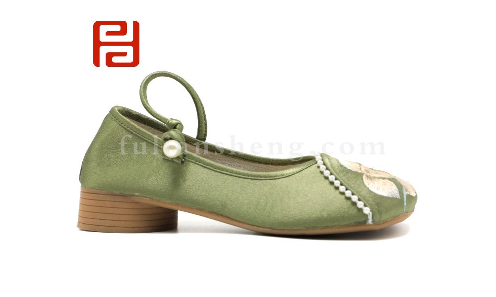 中国风尚春季女鞋汉唐风韵女单鞋牛筋底棉麻里布