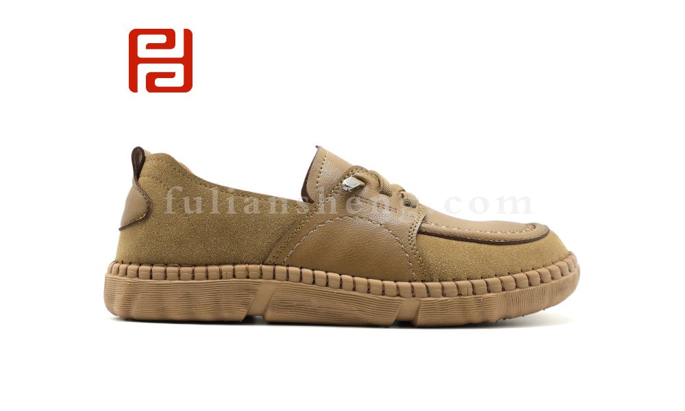 jucaikcp春秋单鞋休闲生活女鞋舒适休闲手缝鞋