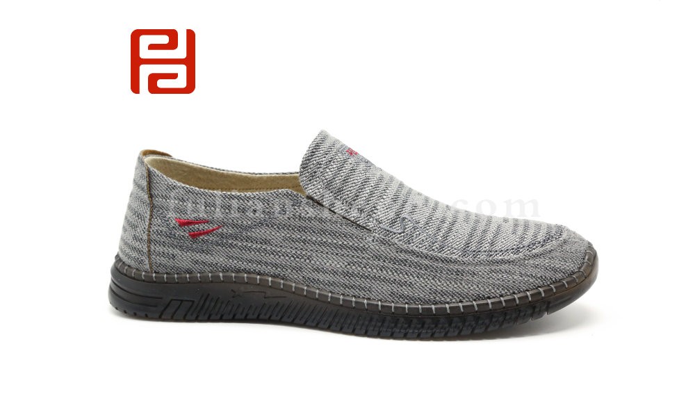 jucaikcp北京布鞋轻便透气牛筋底一脚蹬开车散步休闲男鞋图片