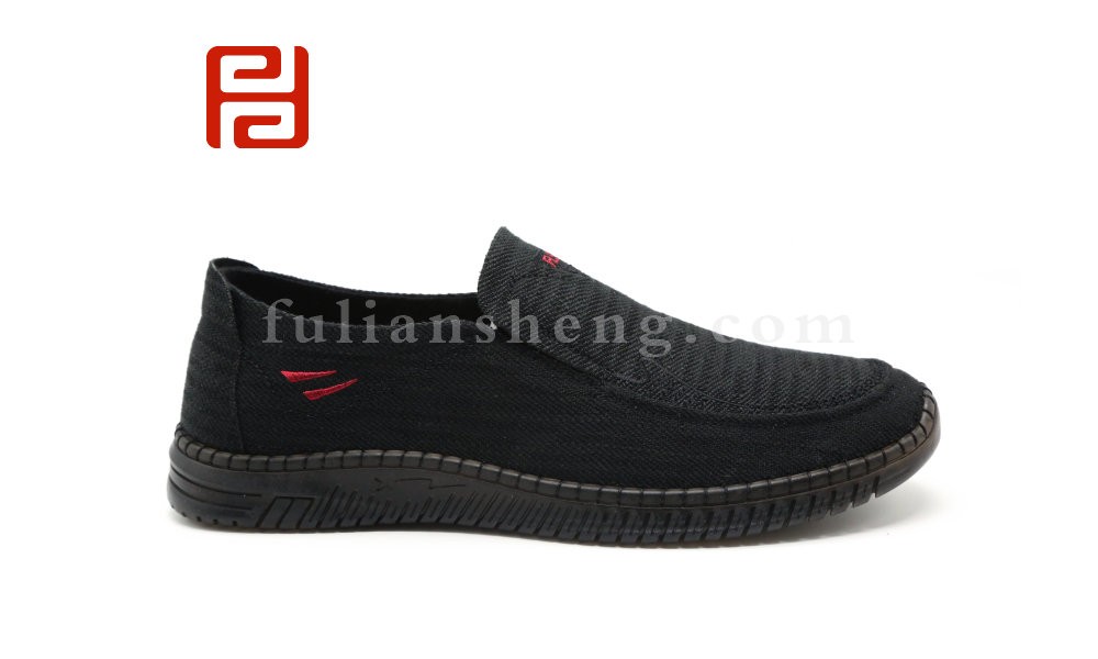 jucaikcp北京布鞋轻便透气牛筋底一脚蹬开车散步休闲男鞋图片