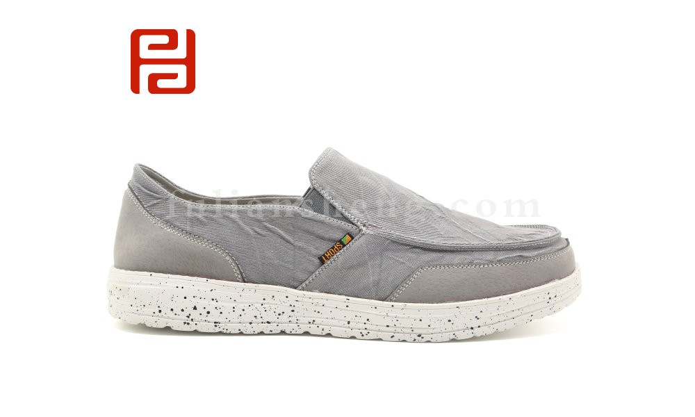 jucaikcp男鞋牛仔布鞋时尚透气轻便休闲鞋泡沫底缓震春夏图片