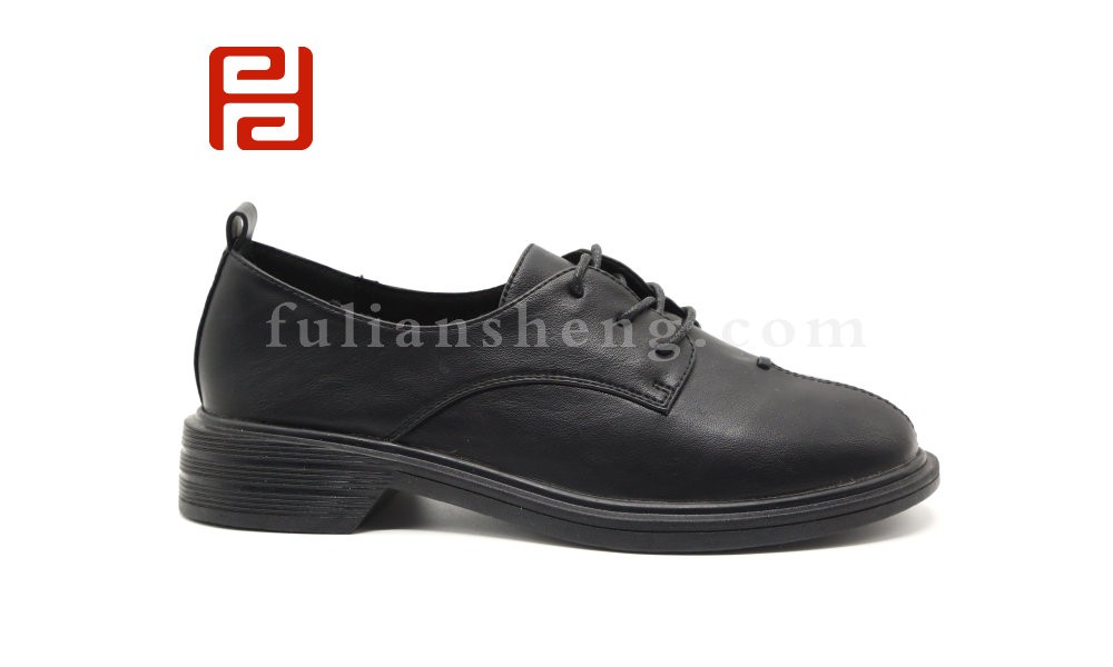 jucaikcp单鞋女深口休闲鞋百搭透气英伦风平底女鞋图片