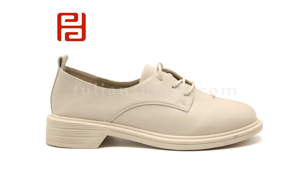 jucaikcp单鞋女深口休闲鞋百搭透气英伦风平底女鞋图片