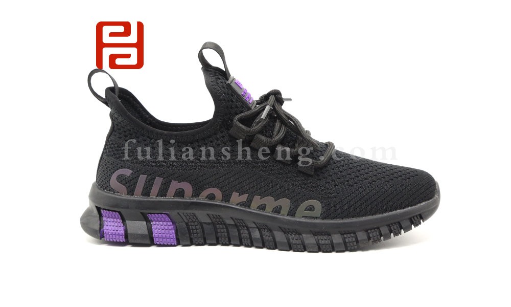 jucaikcp休闲运动女鞋中年漫步鞋飞织一脚蹬懒人鞋图片