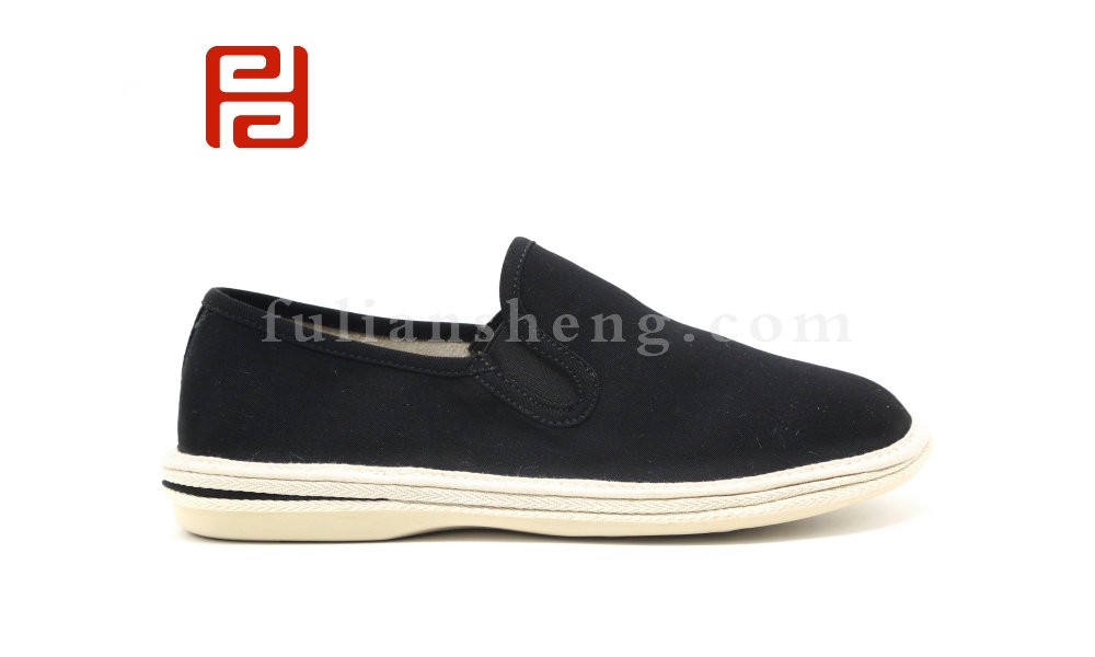 jucaikcp老北京布鞋传统冲服呢聚氨酯软底舒适男鞋单鞋棉麻内里