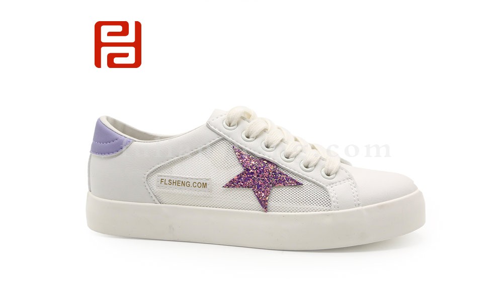 jucaikcp夏季休闲板鞋女鞋小白鞋透气侧网布舒适橡胶底图片