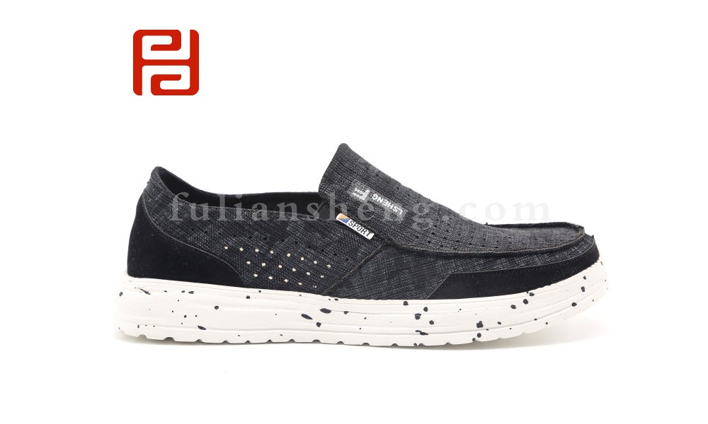 jucaikcp夏季时尚休闲男鞋舒适透气服装面料轻便鞋图片