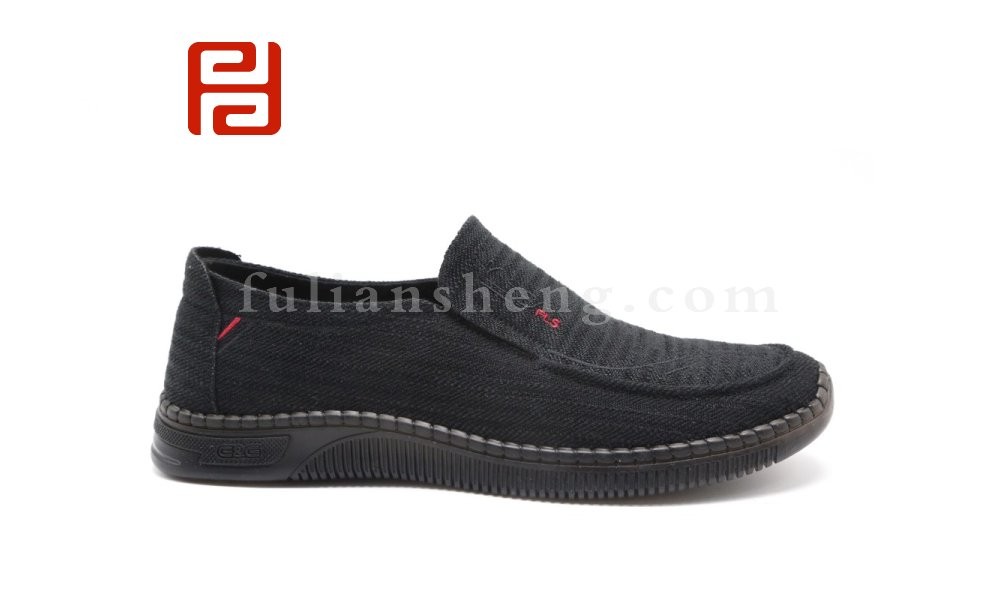 jucaikcp中老年软底豆豆鞋棉麻透气舒适男单鞋图片