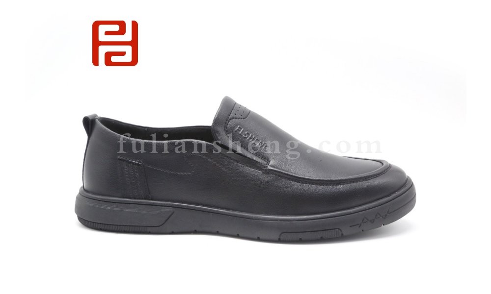 jucaikcp中年商务工作正装休闲男单鞋黑色皮鞋舒适软底图片
