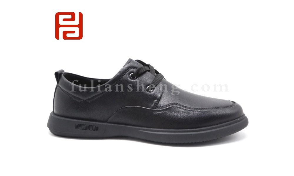 jucaikcp平底商务休闲男鞋工作通勤皮鞋系带舒适单鞋图片